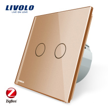 Livolo ZigBee Home Automation Applique murale Interrupteur intelligent Zigbee Touch VL-C702Z-13